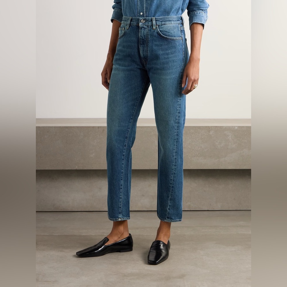 Toteme Straight Leg Blue Jeans